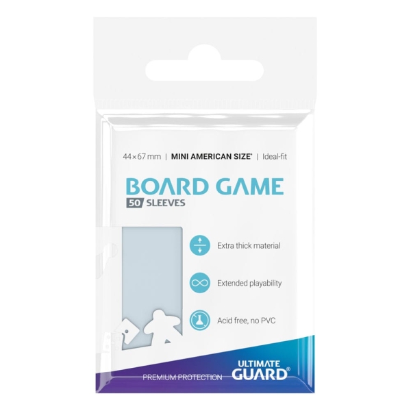 Ultimate Guard Premium Soft Sleeves für Brettspielkarten Mini American (50)